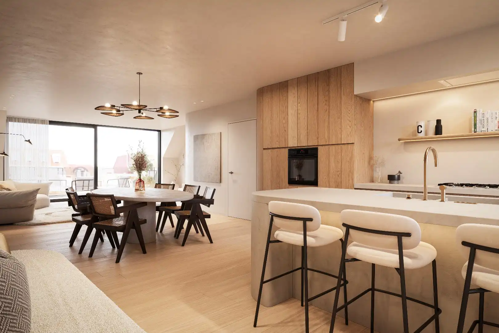 Nieuwbouw penthouse in centrum Knokke foto 2