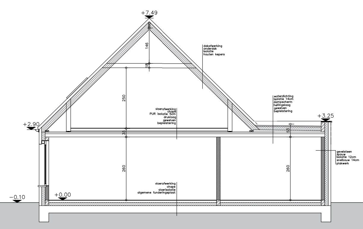 HALFOPEN NIEUWBOUWWONING MET 3 SLPKS OP 374M² foto 9