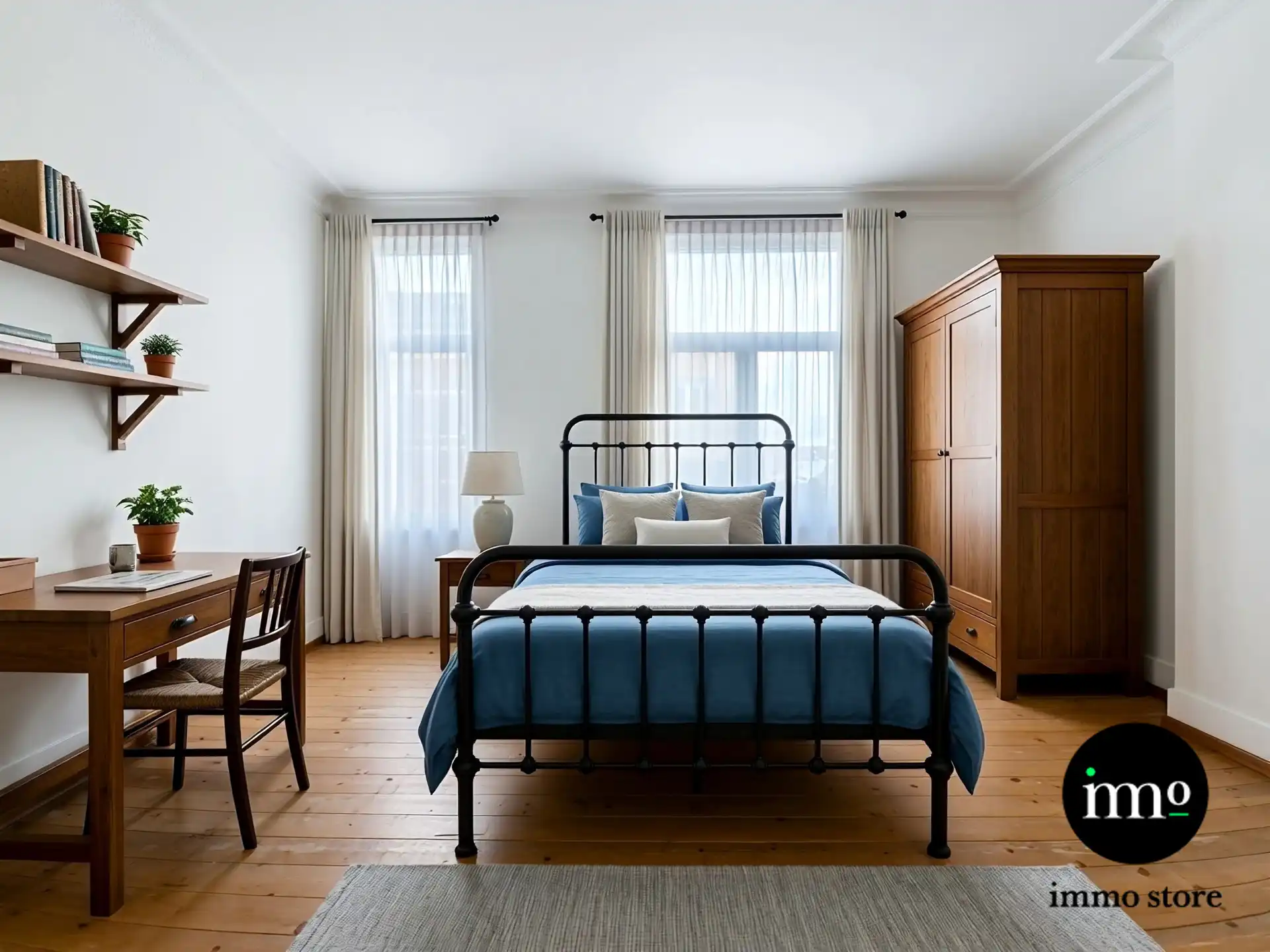 Instapklare Brusselse woning met bureau of appartement foto 14