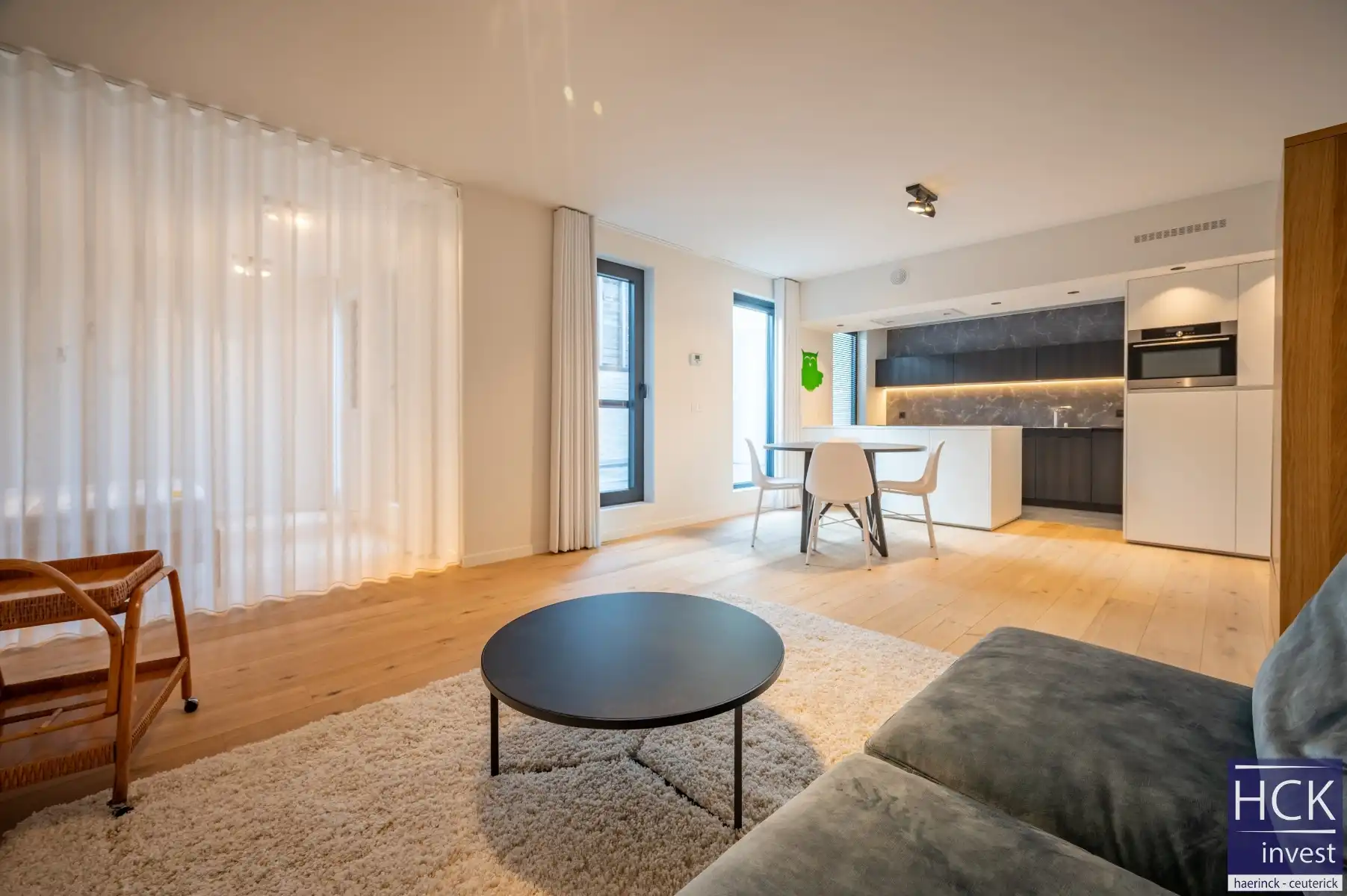 OUDENAARDE - Knap appartement met 2 SLPK. en uitzonderlijk ruim terras foto 4