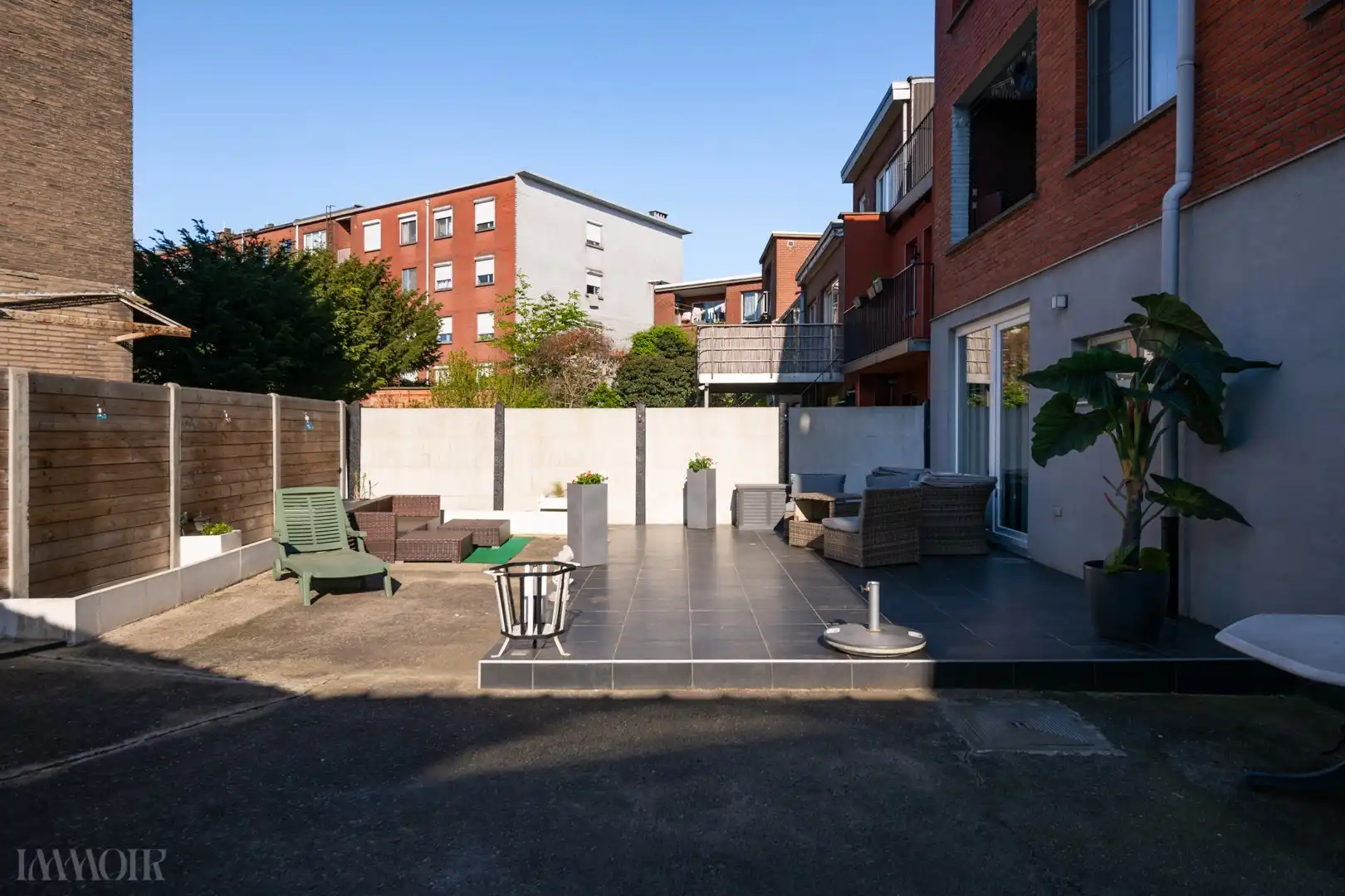 Gezellig gelijkvloers appartement met 3slpks en tuin. foto 21