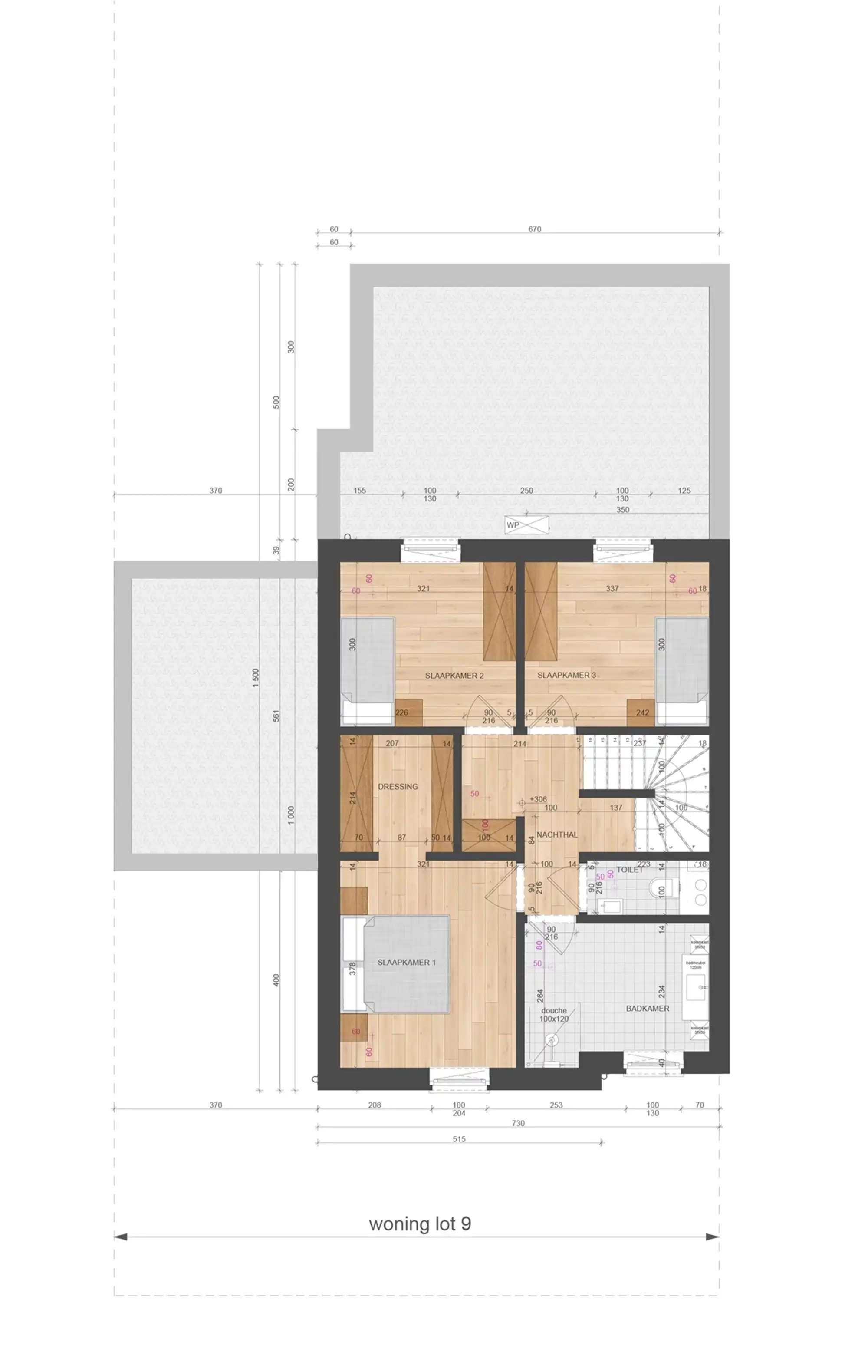 NIEUWBOUWWONING MET 3 SLAAPKAMERS UITERST CENTRAAL DOCH RUSTIG GELEGEN TE ZONHOVEN foto 14