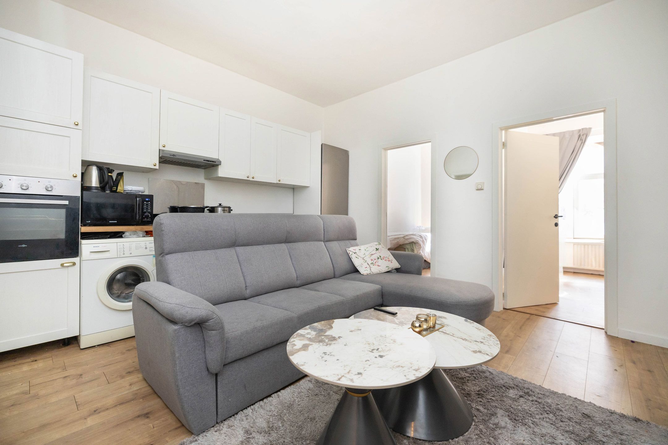 Appartement met 2 slaapkamers van ± 56 m² (lage kosten) foto 3