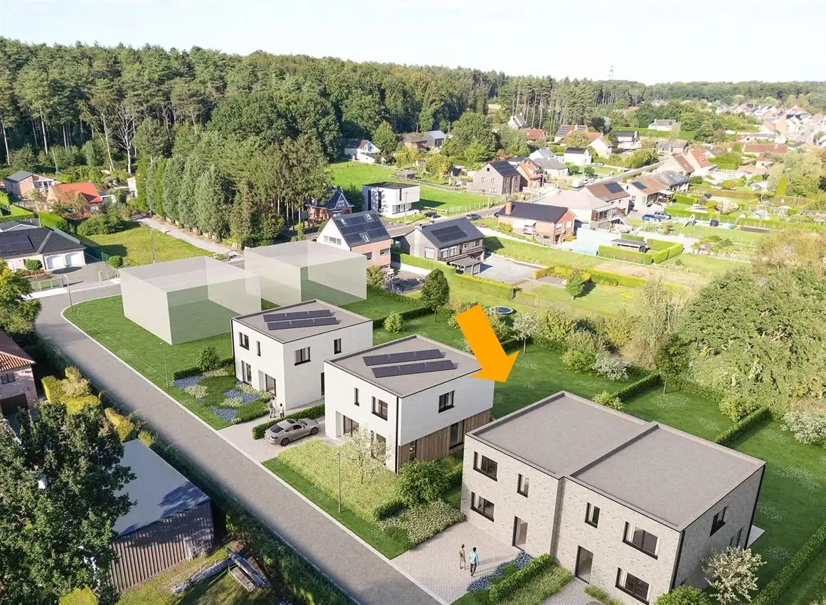 Kwalitatief afgewerkte nieuwbouwwoning met 3 slk. foto 42