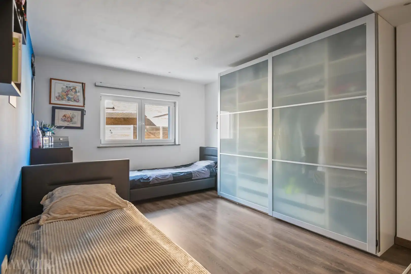 Gezellig gelijkvloers appartement met 3slpks en tuin. foto 17