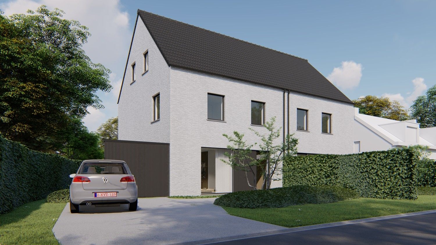 Moderne BEN nieuwbouwwoning (casco) met 3 slaapkamers foto {{pictureIndex}}