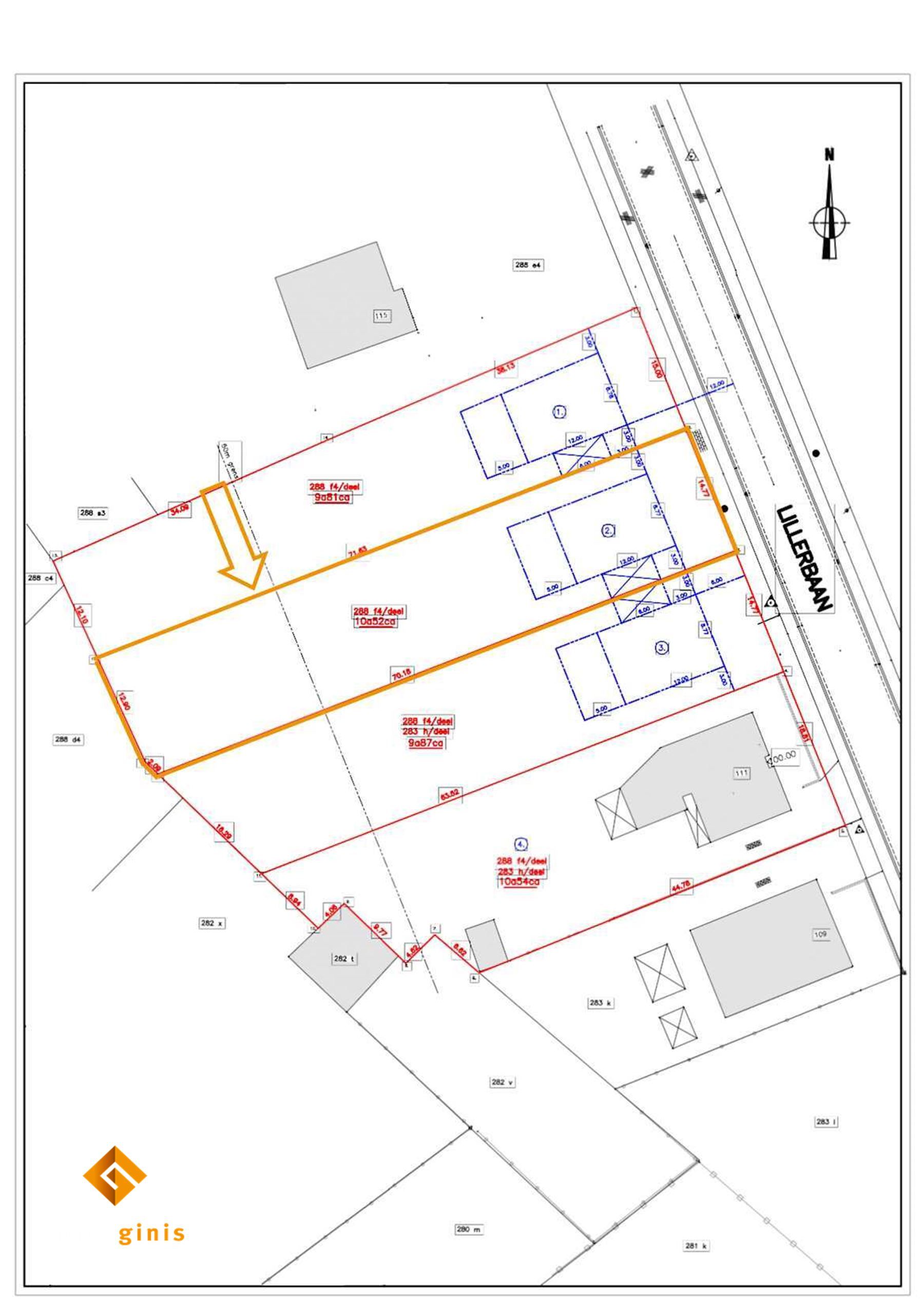 KAULILLE: bouwgrond voor open bebouwing, op perceel van 10a52ca. foto 1