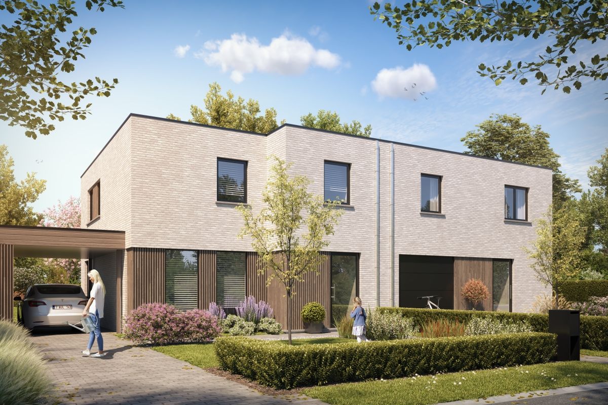 Energiezuinige moderne nieuwbouwwoning te Stekene foto {{pictureIndex}}