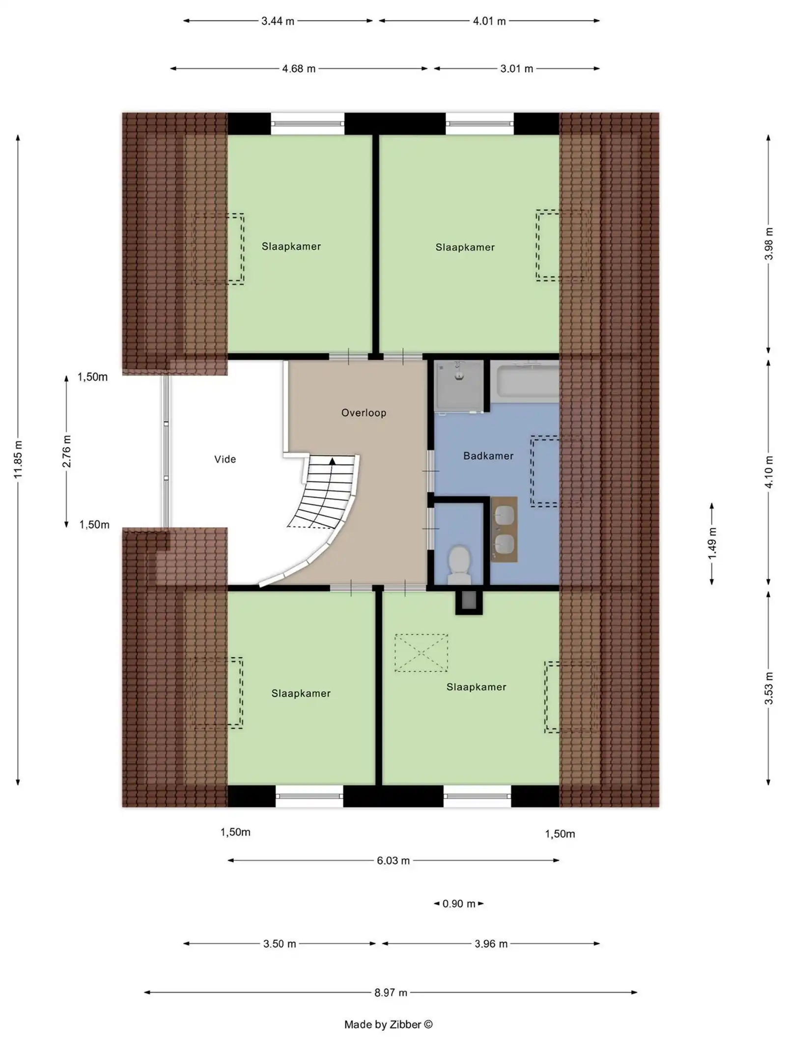 Instapklare villa met 4 kamers en garage op 6a 79ca foto 14