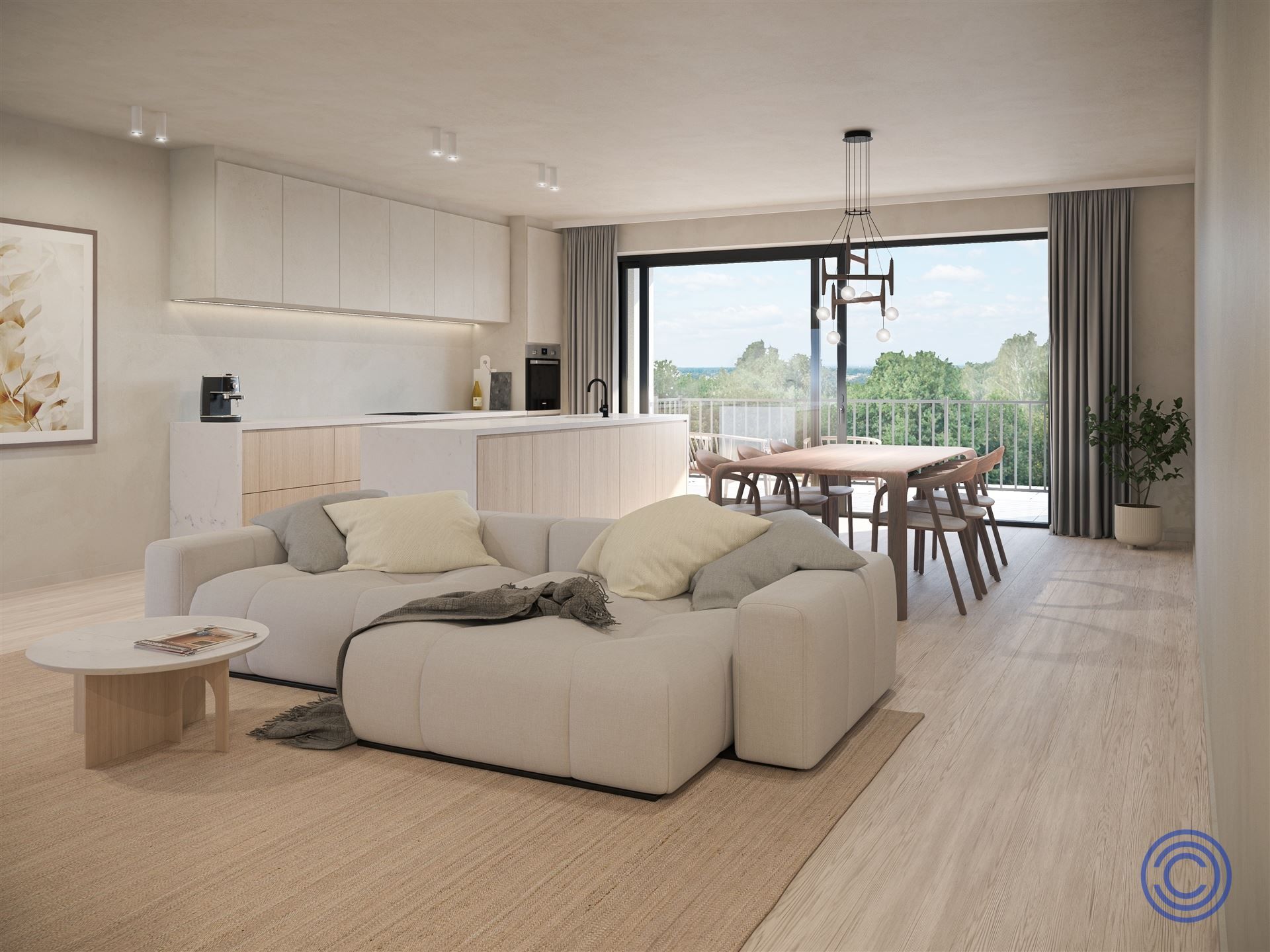 Comfortabel en hedendaags appartement met zonterras! foto {{pictureIndex}}