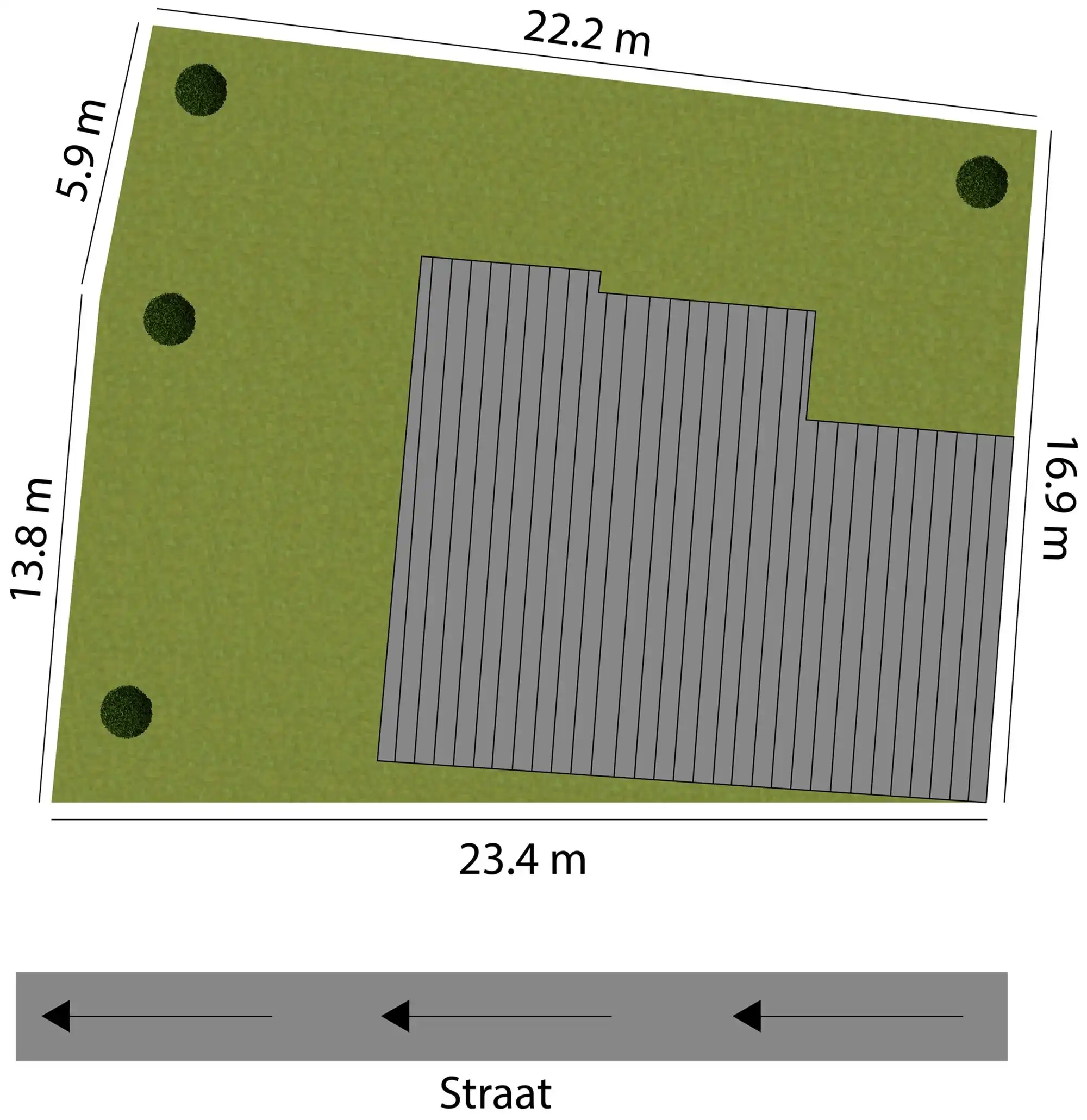 PROJECTGROND VOOR 2 WONINGEN IN GENENBOS LUMMEN foto 10