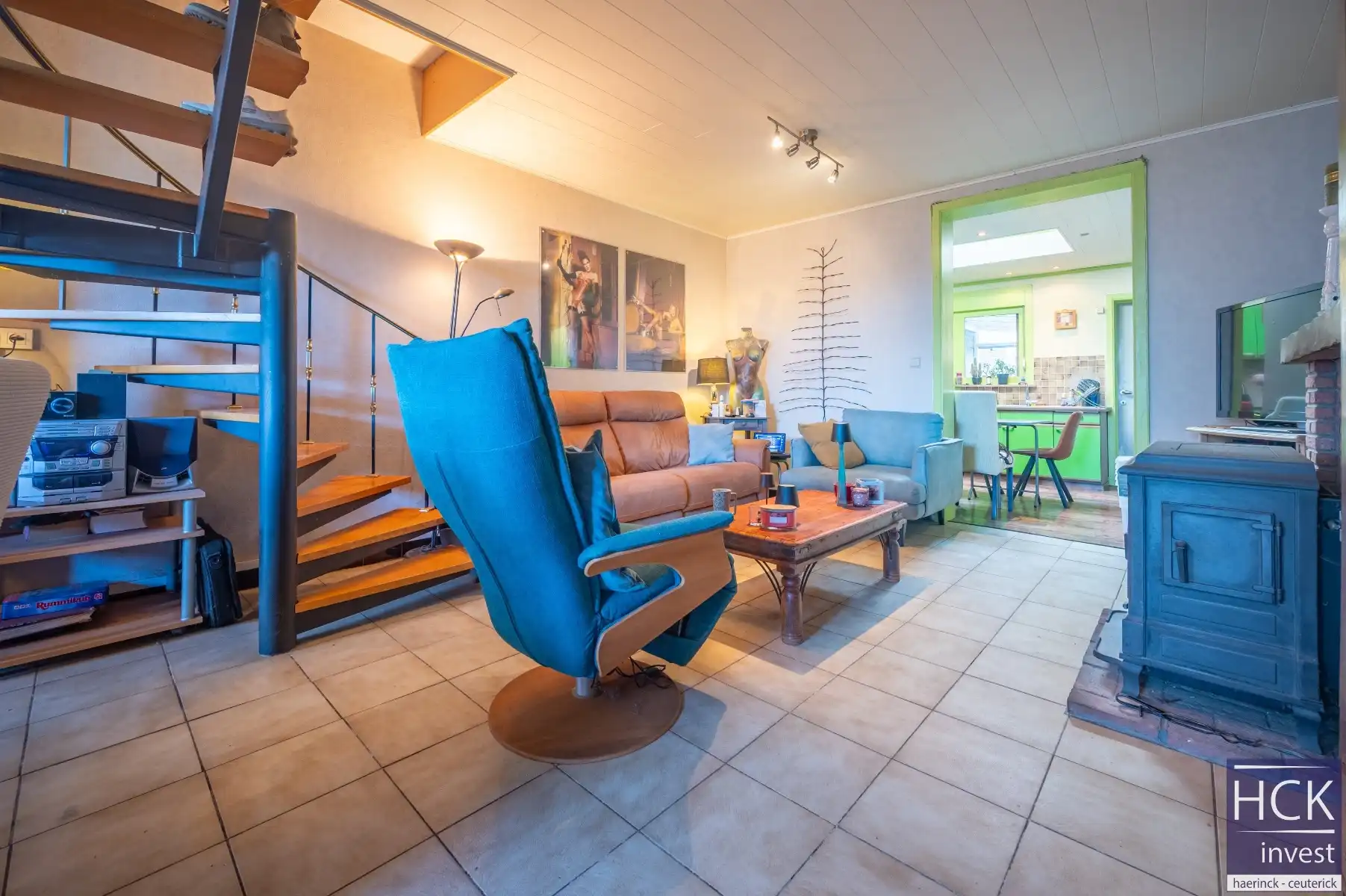 ZULTE - Mooi gelegen te renoveren rijwoning met uitweg achteraan foto 5