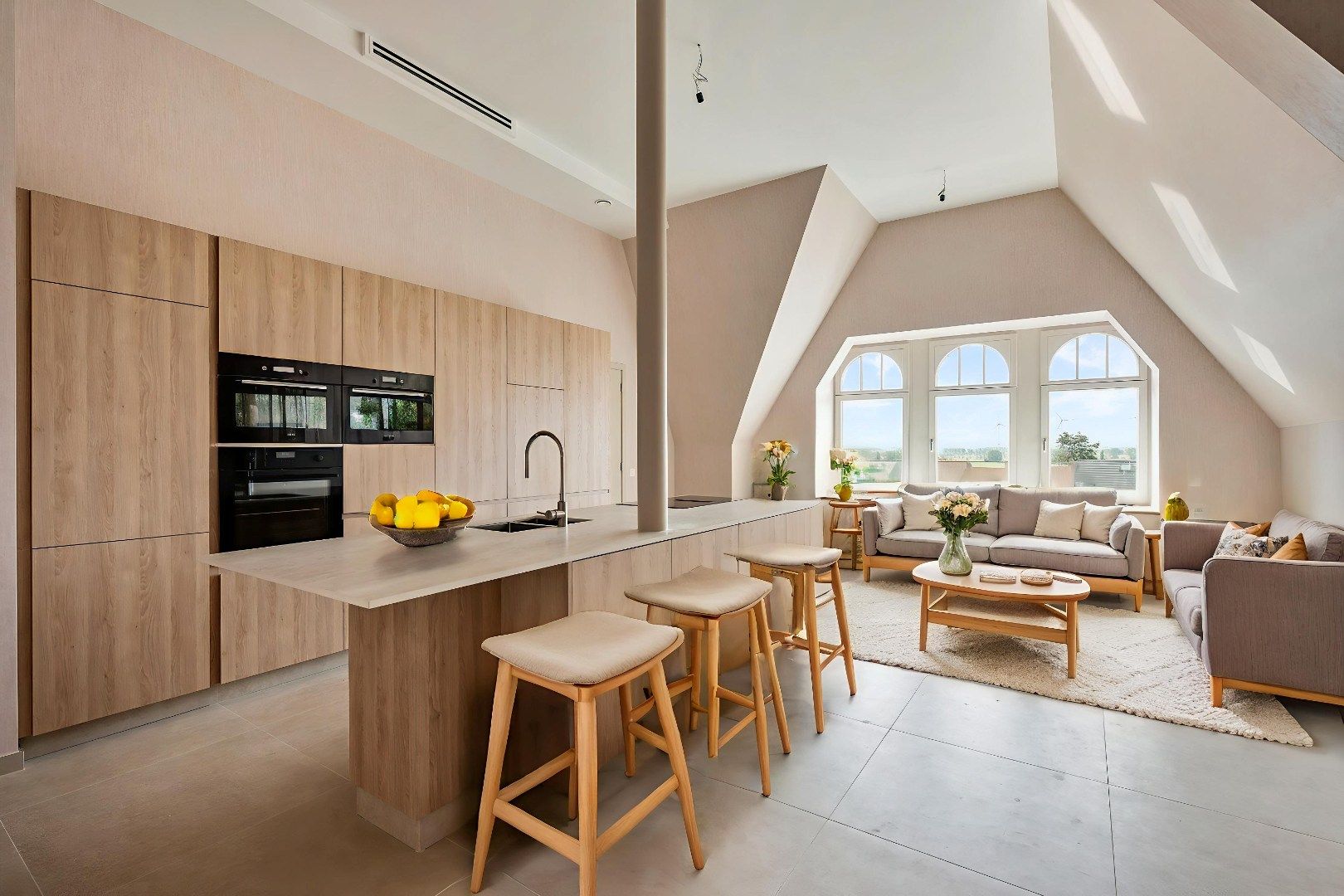Nieuwbouwappartement met 2 slaapkamers en badkamers, zonneterras en overdekte parking in Beselare foto {{pictureIndex}}
