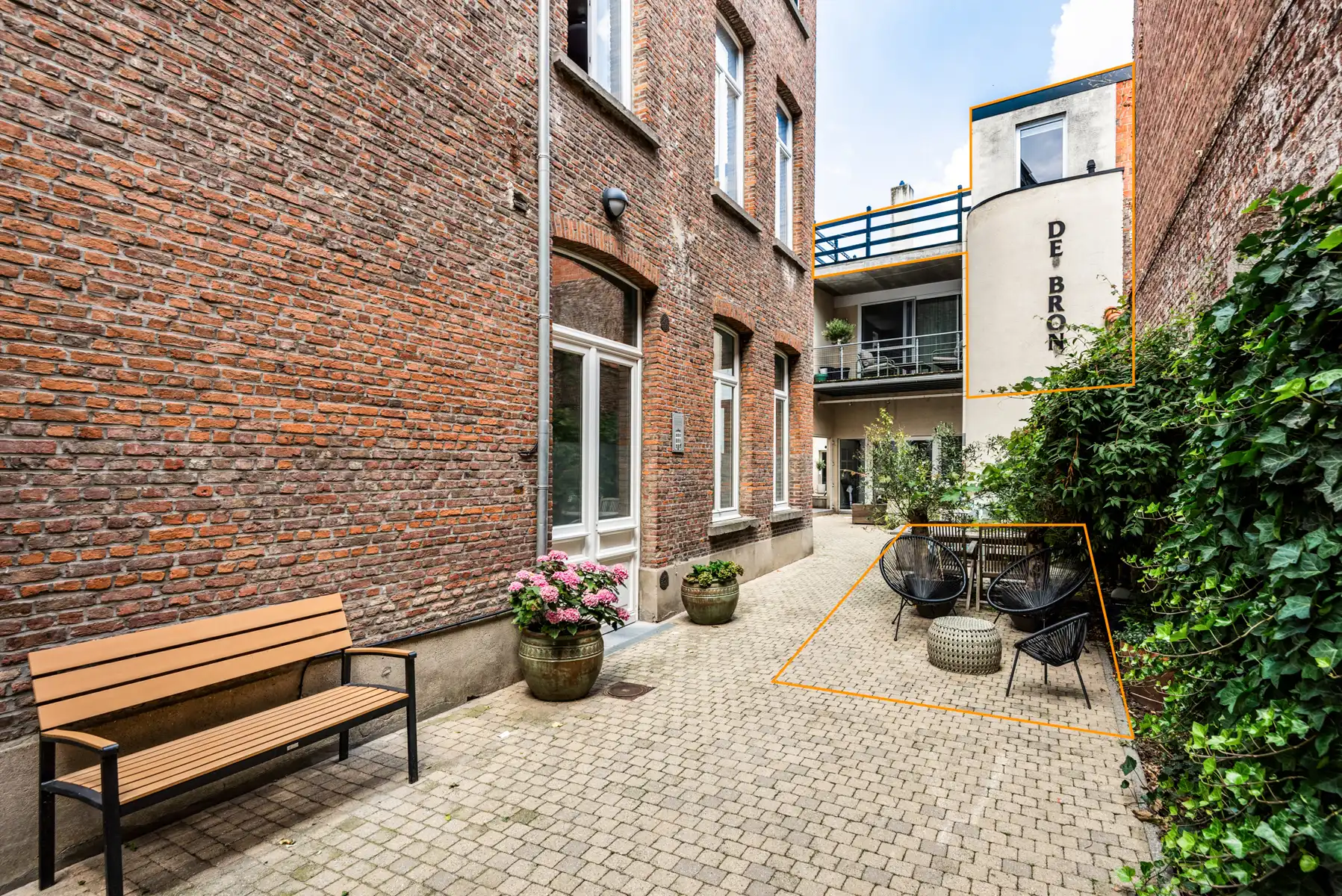Unieke duplex in Mechelen 3 kamers + badkamer & 40 m² terras foto 34