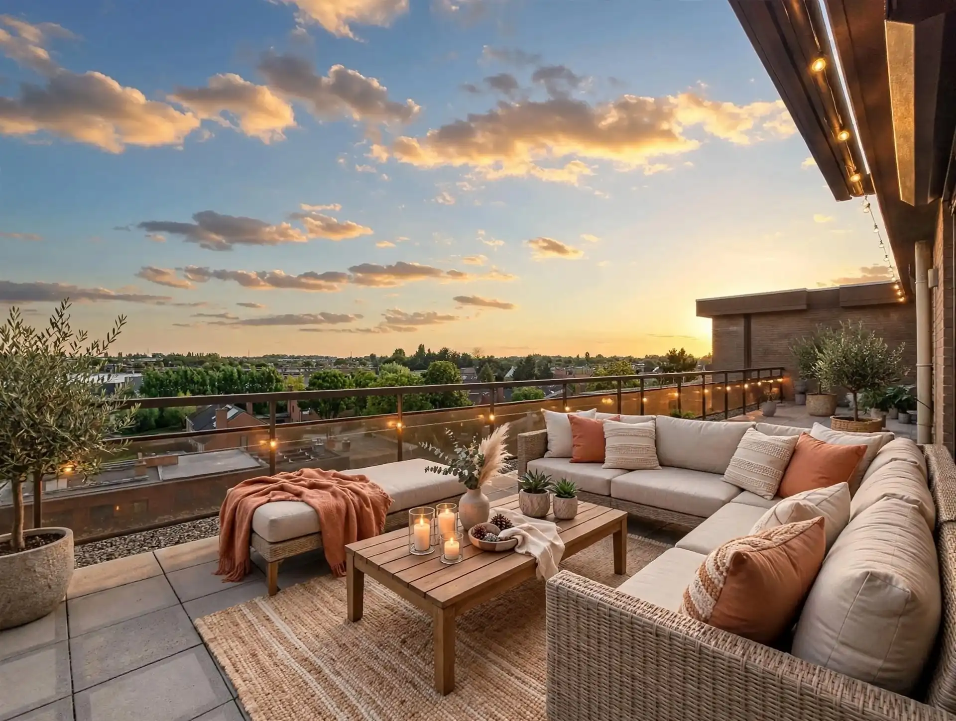 Luxueus 2 slaapkamer appartement met terras 30m² foto 3