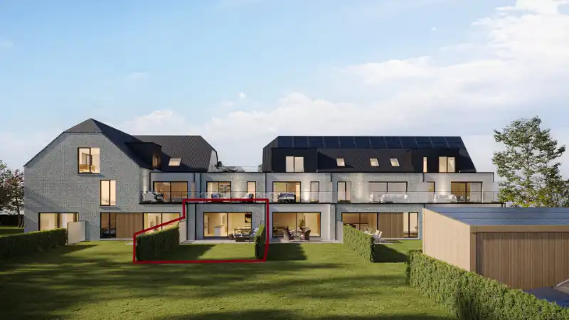 Nieuwbouw gelijkvloers appartement 102m² + privé tuintje 62m² op zuiden foto 13