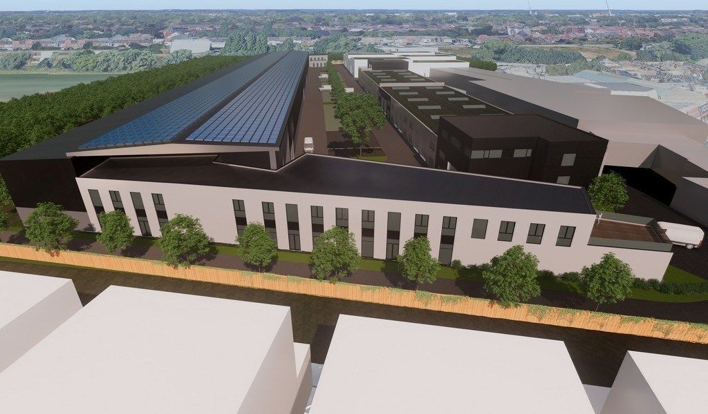 Nieuwbouw magazijn met kantoor te koop aan de Voorhaven in Gent foto 2