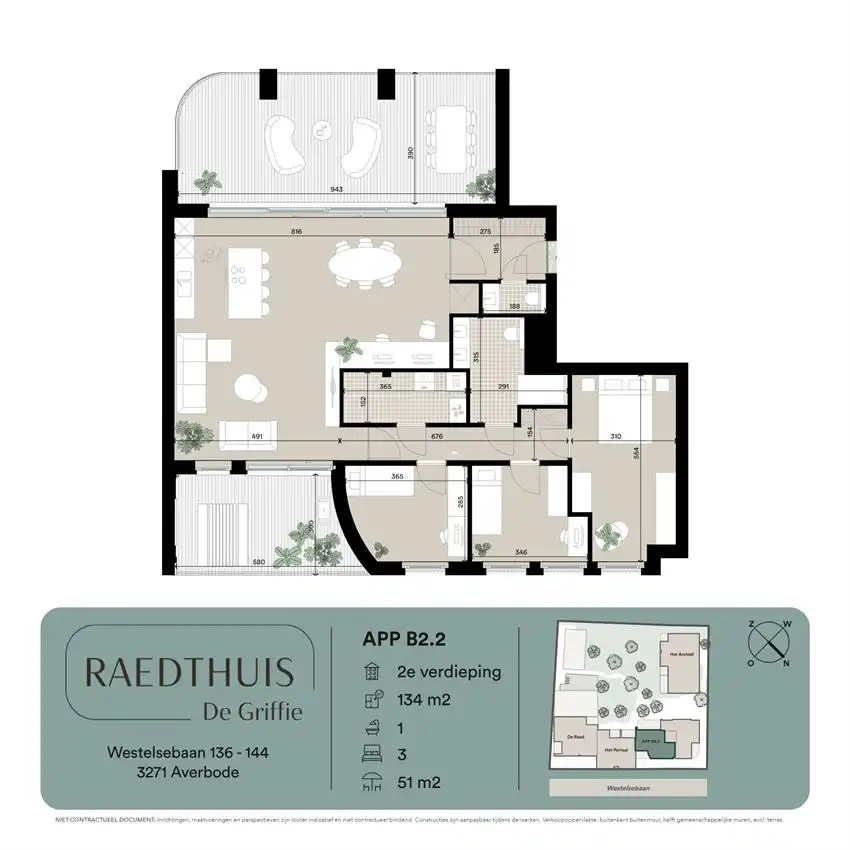 Uniek doorzonappartement met 3slk en 2 terrassen  foto 2