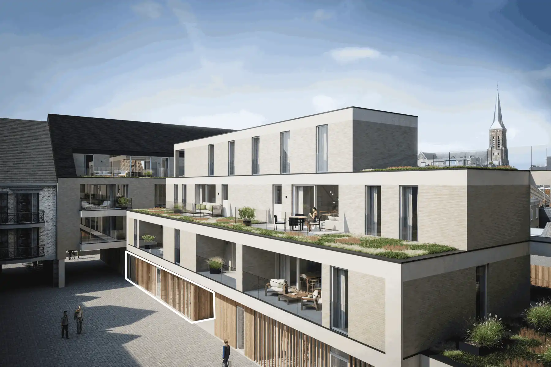 Handelsruimte (208m²) op toplocatie in het centrum van Lanaken! foto {{pictureIndex}}