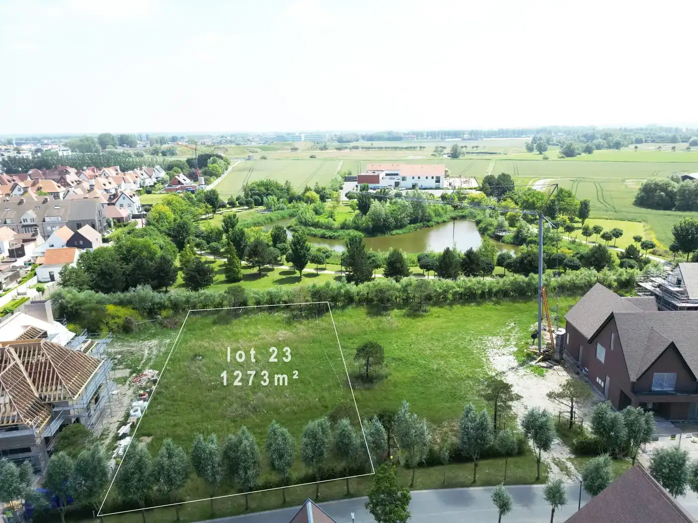 Bouwlot 4.23   -   perceel van 1.273 m² foto 6