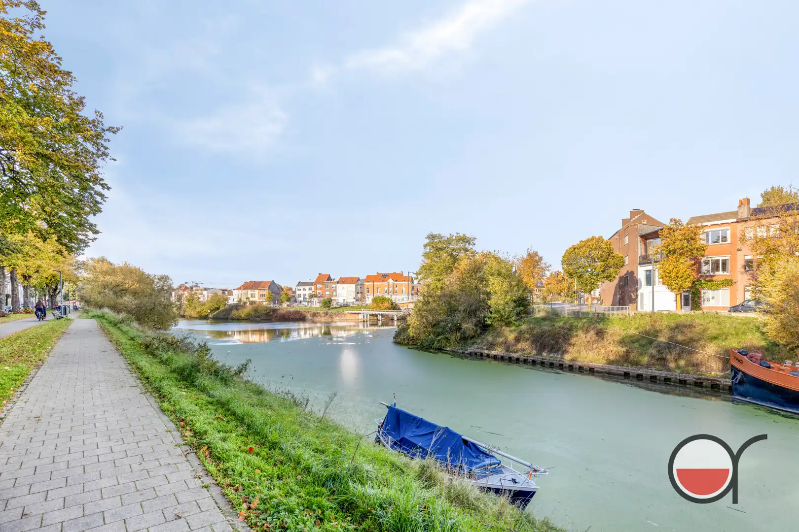 Woning met zicht op water op fietsafstand van centrum Gent foto 16