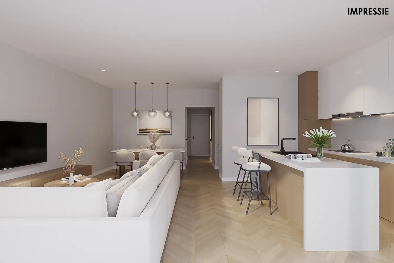 Nieuwbouw BEN app. met 2 slpkrs en terras foto 5