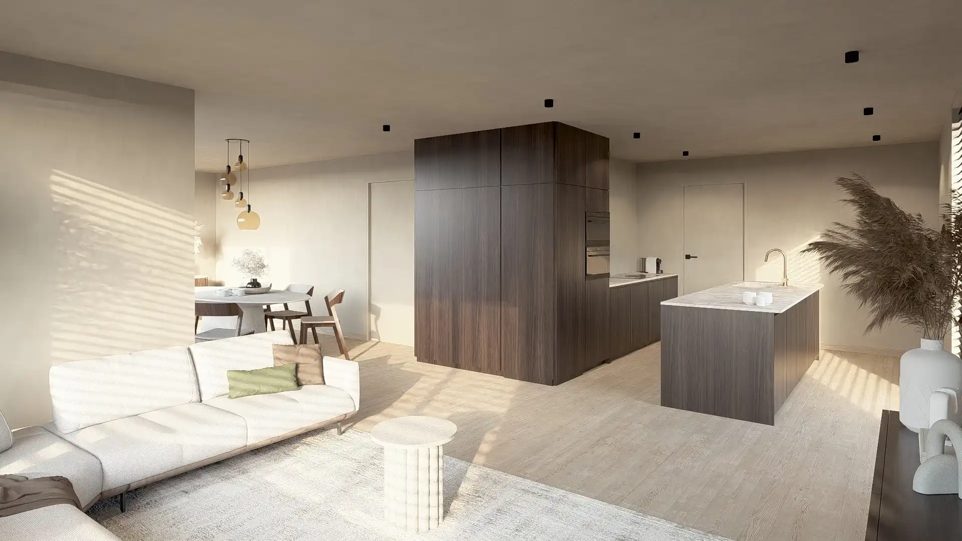 Nieuwbouwwoning op 2a10ca met 2 slpk's en overdekte carport te Maasmechelen foto 4