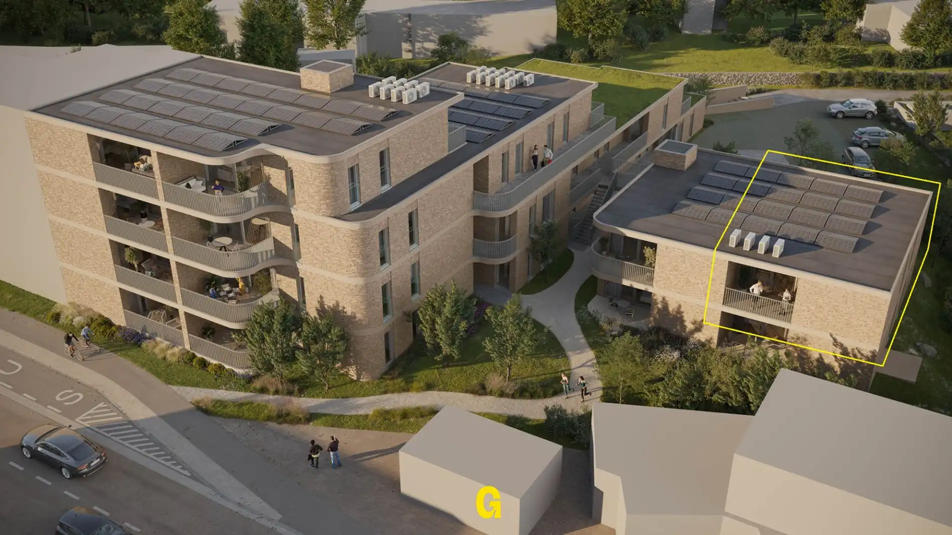 Nieuwbouwappartement op de 1ste verdieping met doorzonleeftuimte, 3 slaapkamers, badkamer en terras aansluitend op de achtertuin, in res. de Boomgaard vlakbij h foto 3