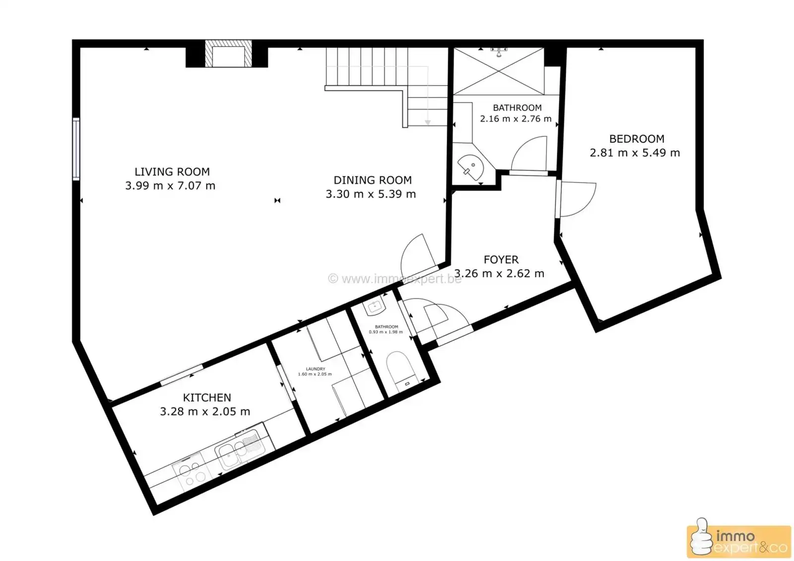 TERNAT : Duplex appartement 129m² in centrum met gesloten garage. foto 19
