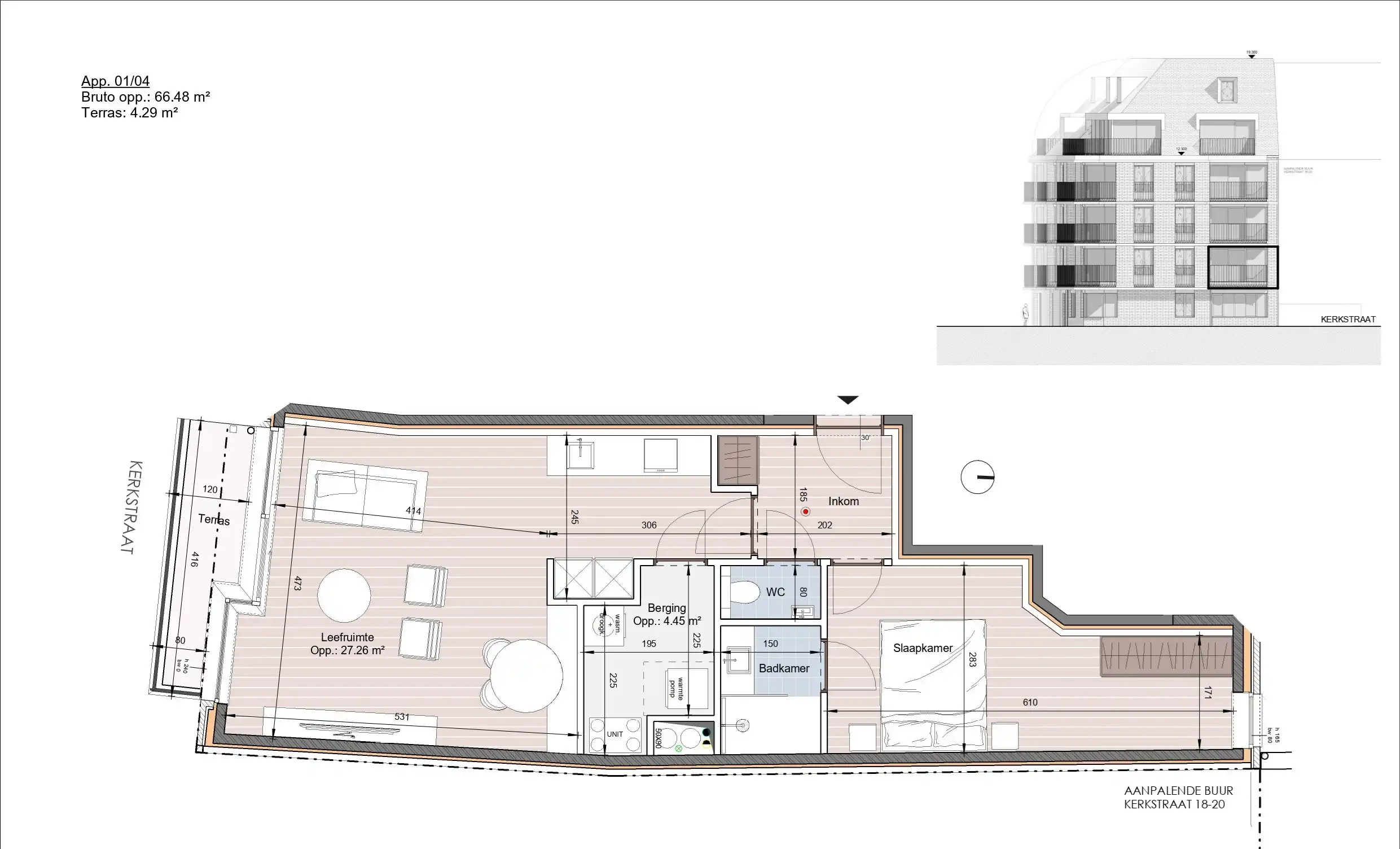 Gezellig 1 slaapkamer appartement in Res. Antoine  foto 5