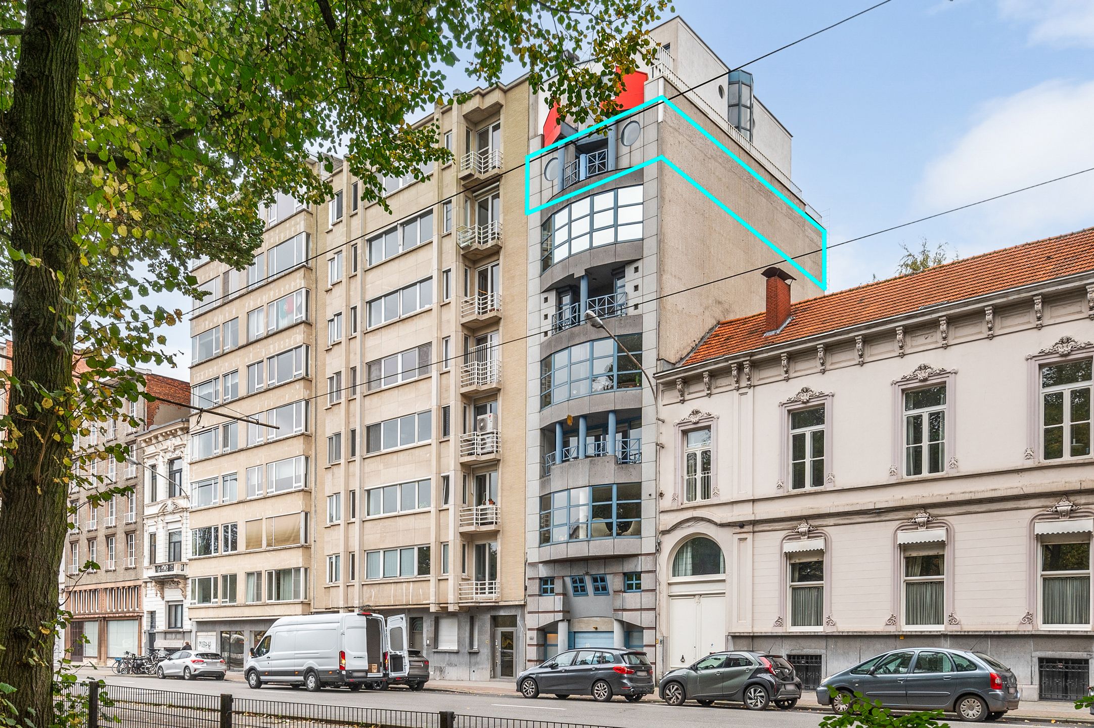 Tweeslaapkamer appartement op 7de verdieping met parkzichten foto 7