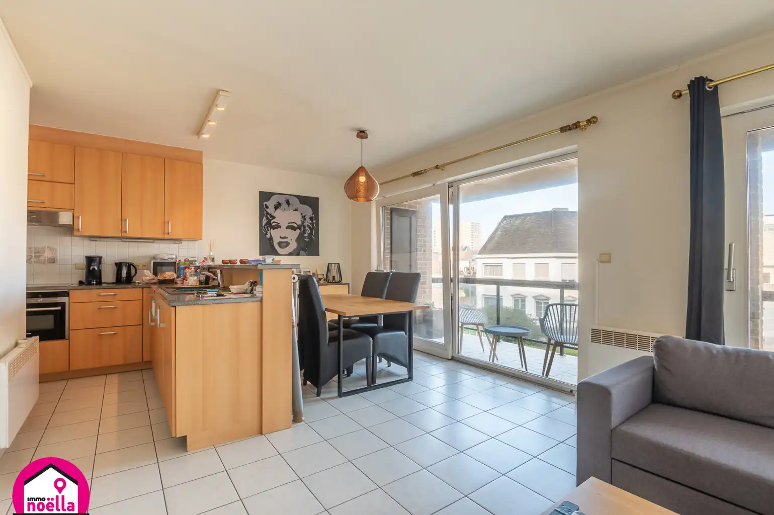 Te huur: hoekappartement met 2 slpks in Mariakerke, Oostende foto 3