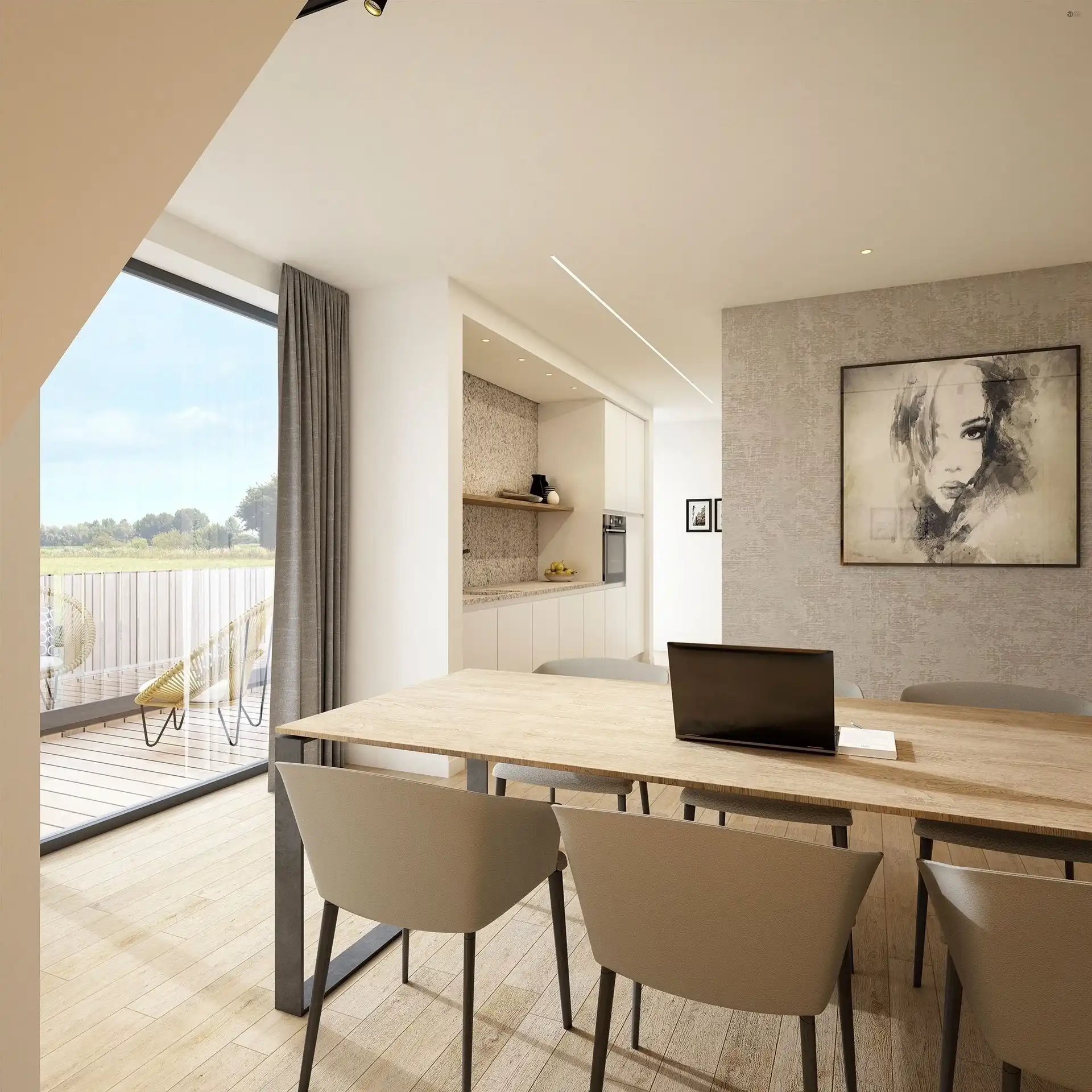 Penthouse met 2 slaapkamers foto 12