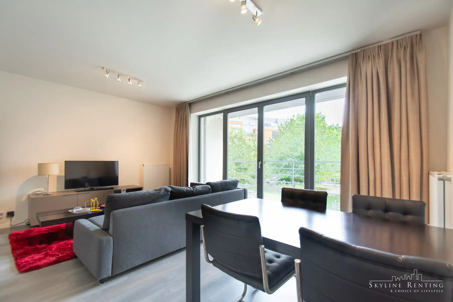 Prachtig gemeubileerd appartement - 1 kamer met terras.  foto 4