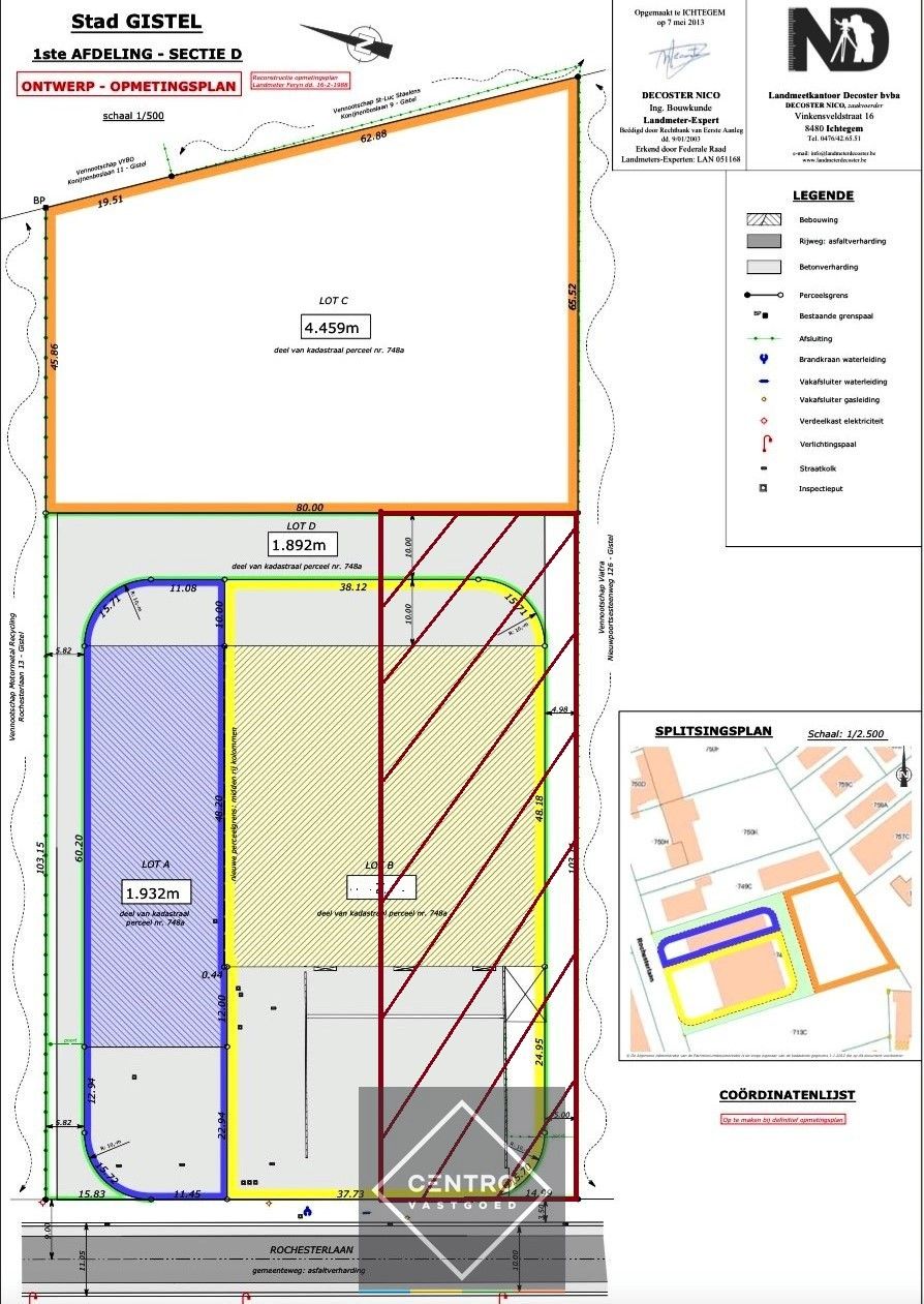Instapklaar MAGAZIJN (1.200m²), voorzien van 2 LAADKADEN (met levellers), elektrische sectionaalpoort en verhard terrein (voor- en achterkant) op industriezone te Gistel. foto 8