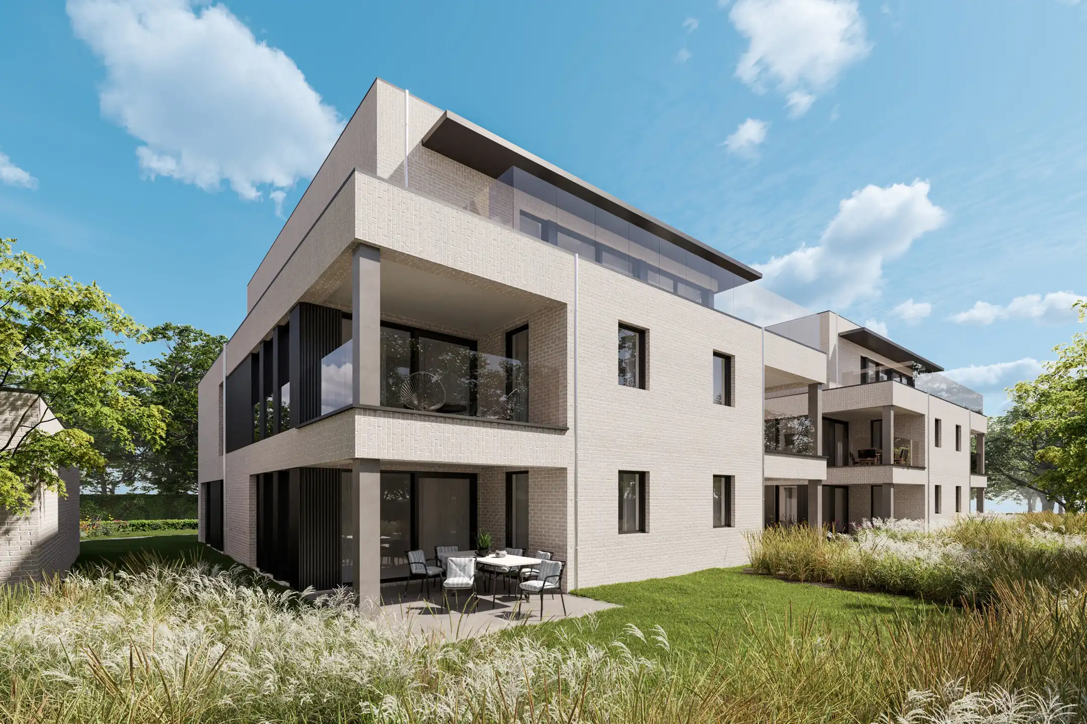 Knap app  van 111 m² op 1e verd. met  overdekt terras van 12 m². foto 10