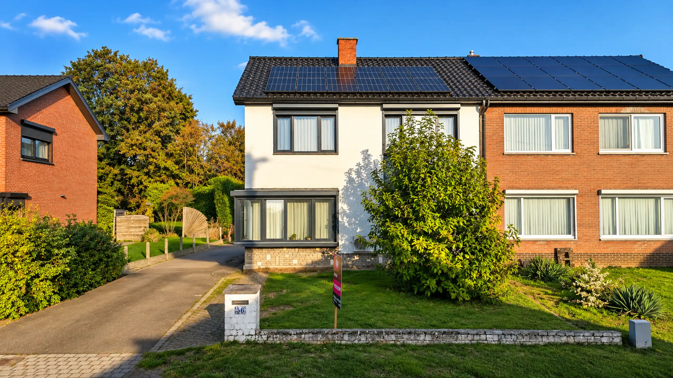 Halfopen bebouwing met 3 slaapkamers, garage en ruime tuin! foto 53