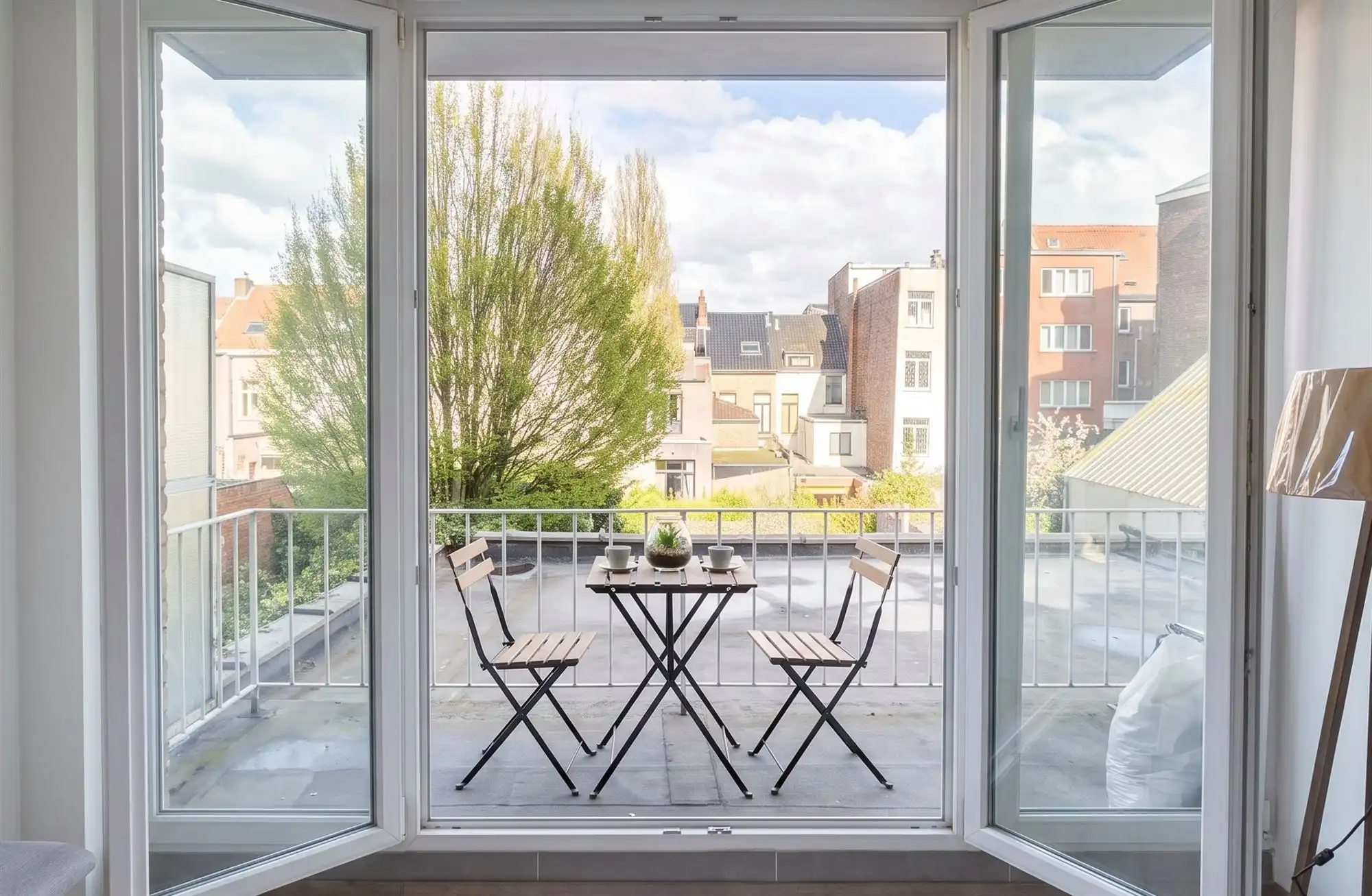 Ruime studio 1 slpk met terras. foto 4