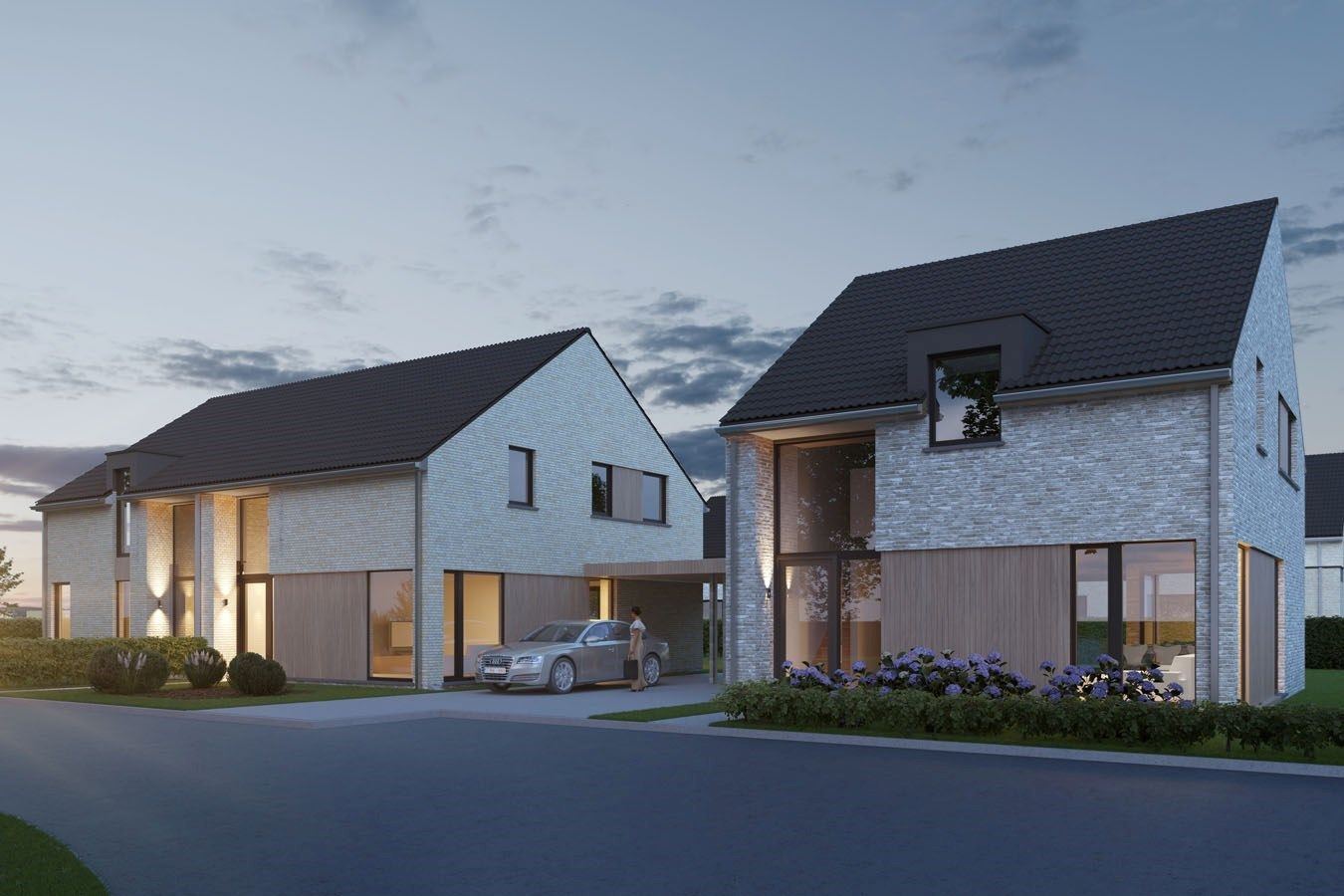 Moderne open bebouwing (Lot 1) in RivaHof te Dentergem. foto 13