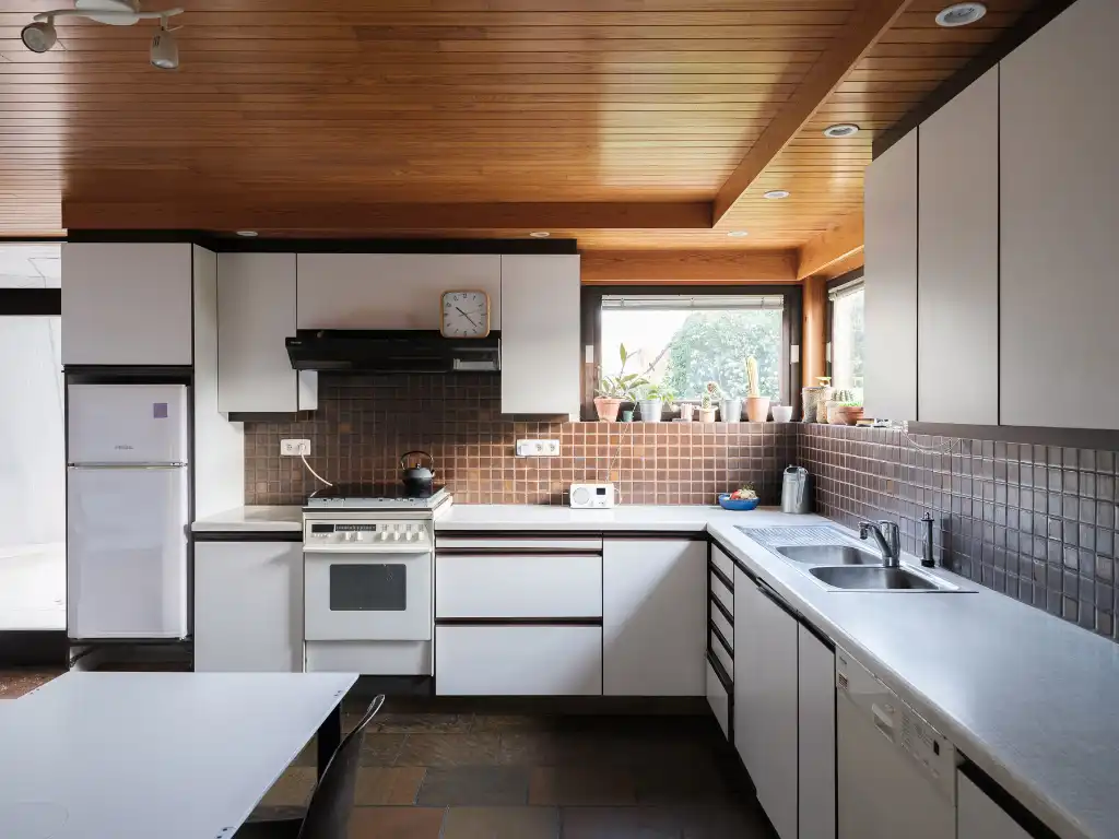 Brutalistische woning ‘Haerick’, gebouwd in 1976 naar ontwerp van architecten Xavier De Wulf en Johan De Vos. foto 9