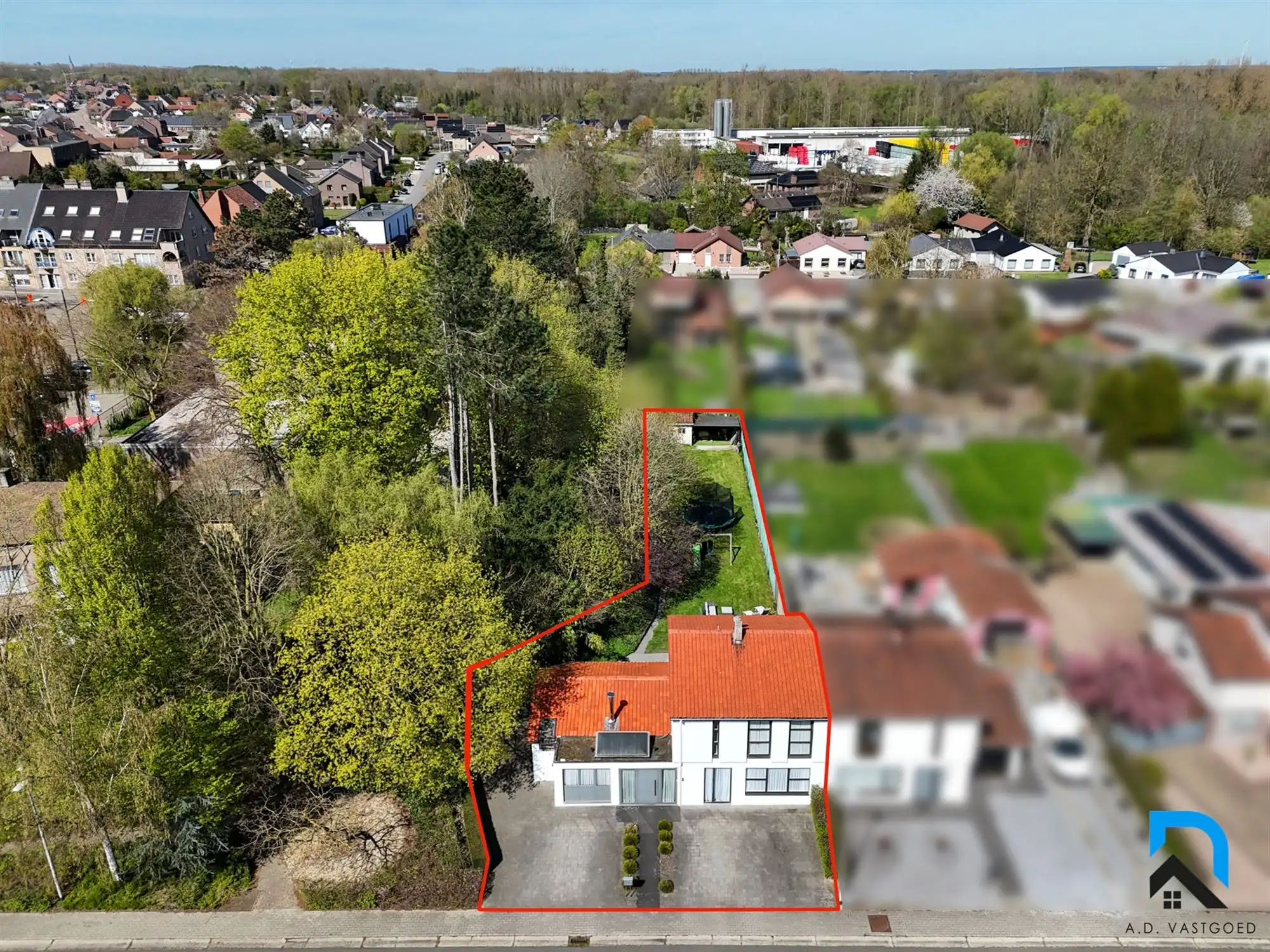 Halfopen bebouwing met grote tuin in Beverst foto 36