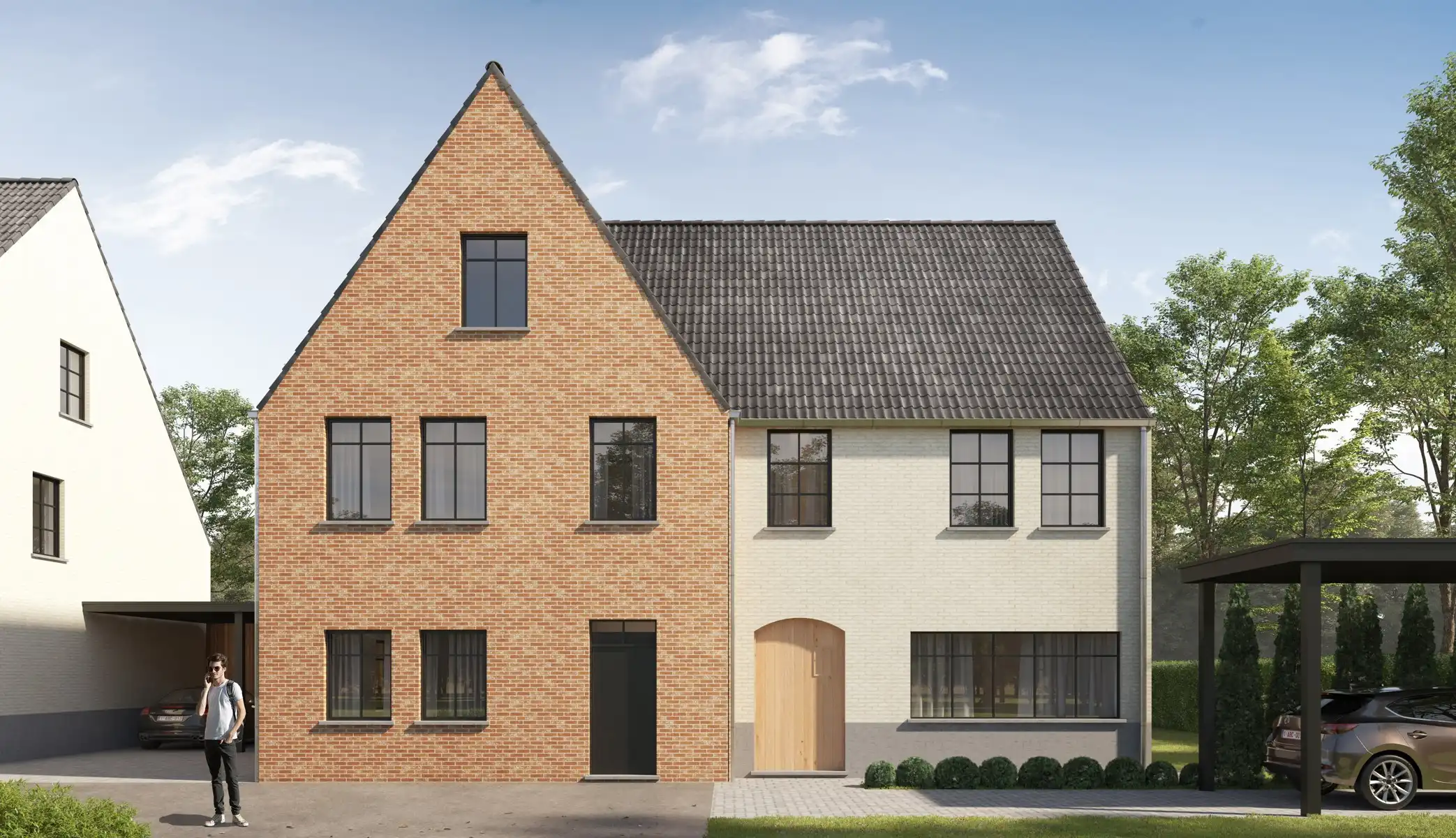 Landelijke, halfopen woning foto 6