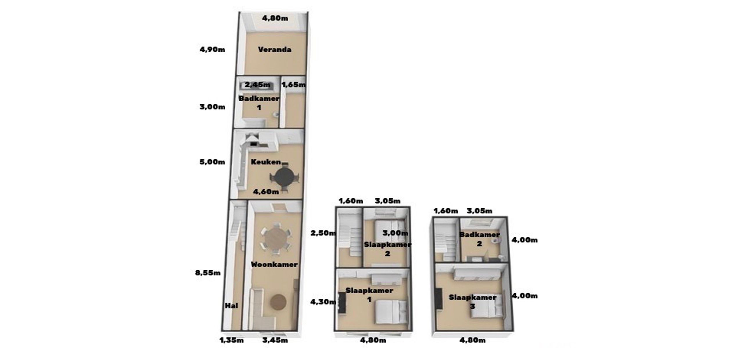 Charmante én Nette Stadswoning MET 3 SLPK, 2 BK én Tuin! foto 22