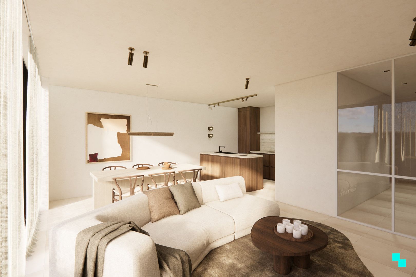 Een modern woonproject tussen Merelbeke en Gent foto {{pictureIndex}}