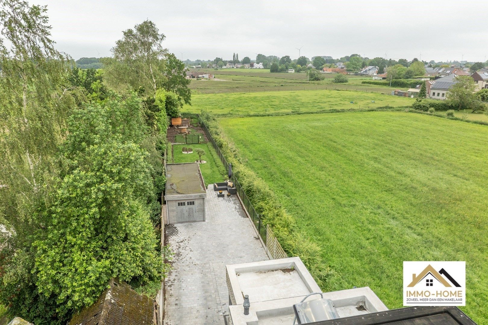 Mooi gerenoveerde open bebouwing met grote tuin en groen uitzicht te Kalken foto 27