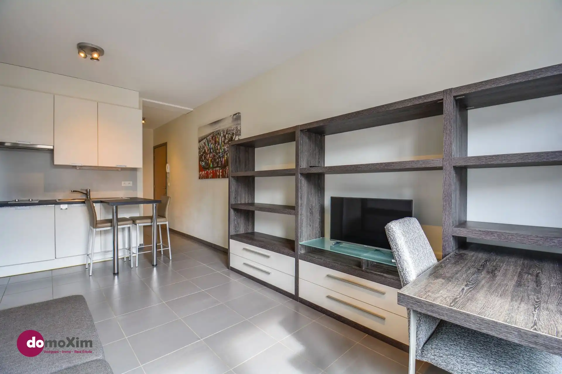 Moderne gemeubelde studio, geschikt voor één persoon, in het centrum van Leuven foto 6