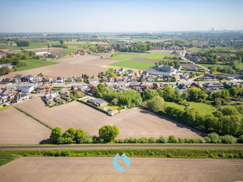 Zuid georiënteerd perceel bouwland van 5.506 m² te Evergem foto 3