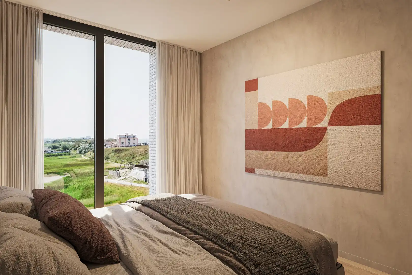 Exclusief nieuwbouwappartement met zongerichtterras en duin- en zeezicht! foto 3