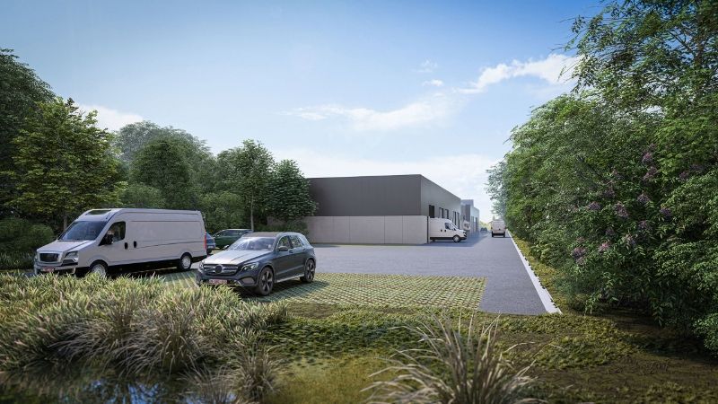 Modern en kwalitatief bedrijvenpark in Sint-Gillis-Dendermonde foto 2