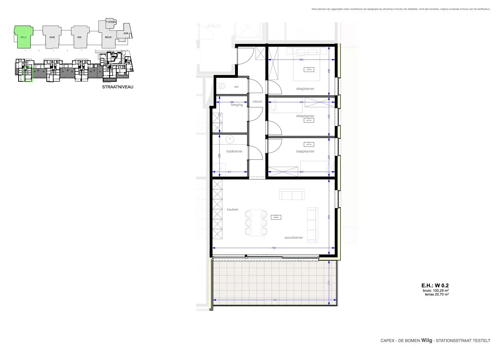 Ruim appartement 3 slpk met prachtig terras foto 3